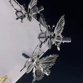 Pinza para el pelo con forma de mariposa antigua